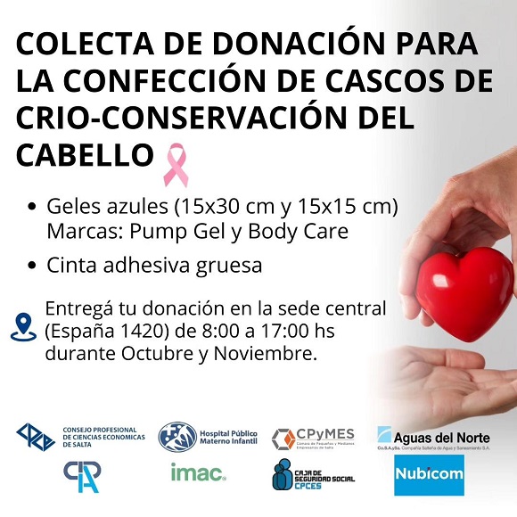 colecta de donación