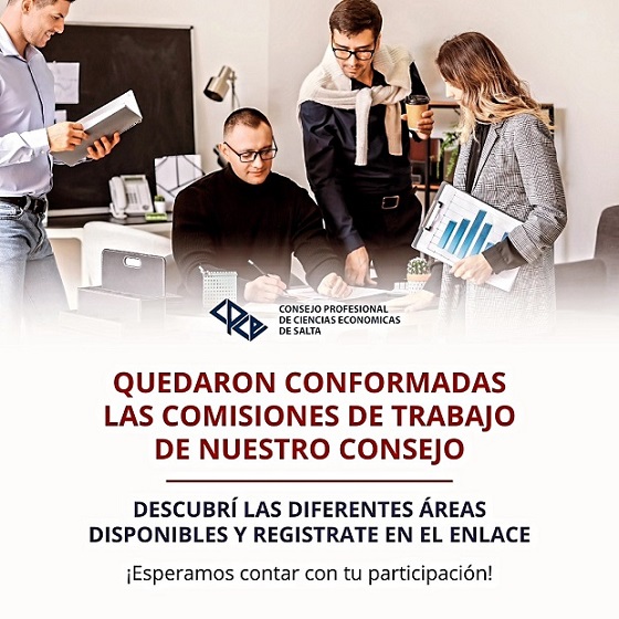 QUEDARON CONFORMADAS LAS COMISIONES DE TRABAJO DE NUESTRO CONSEJO