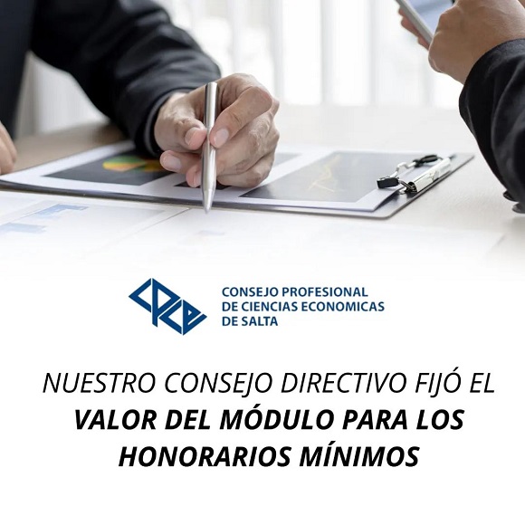 Valor del modulo para los Honorarios